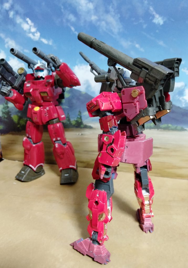 素体のアルトに、ガンキャノン（ オリジン版）のランドセルは無改造で装着可能