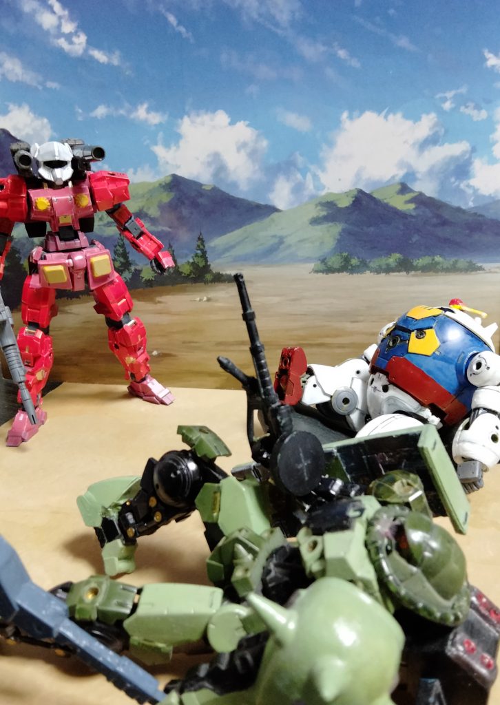 今話題のジークアクスの冒頭再現出来るやないかと（笑）