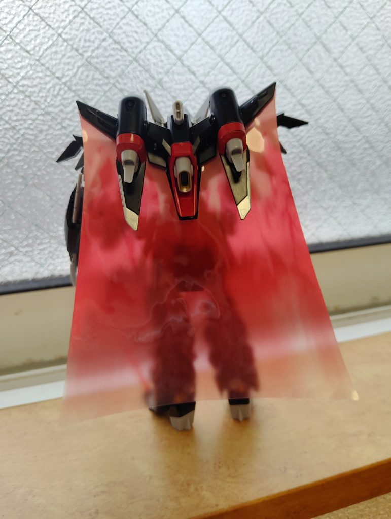 ビニール製のマント付き