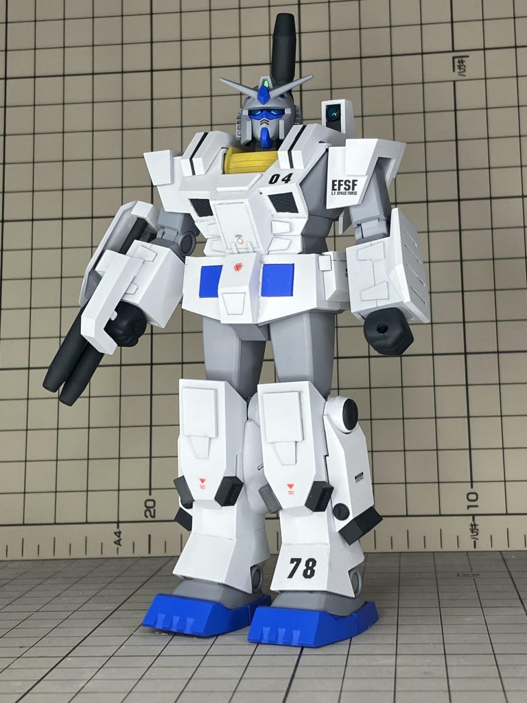 素立ち。それっぽく作っているので結構決まっているのでは無いかと。