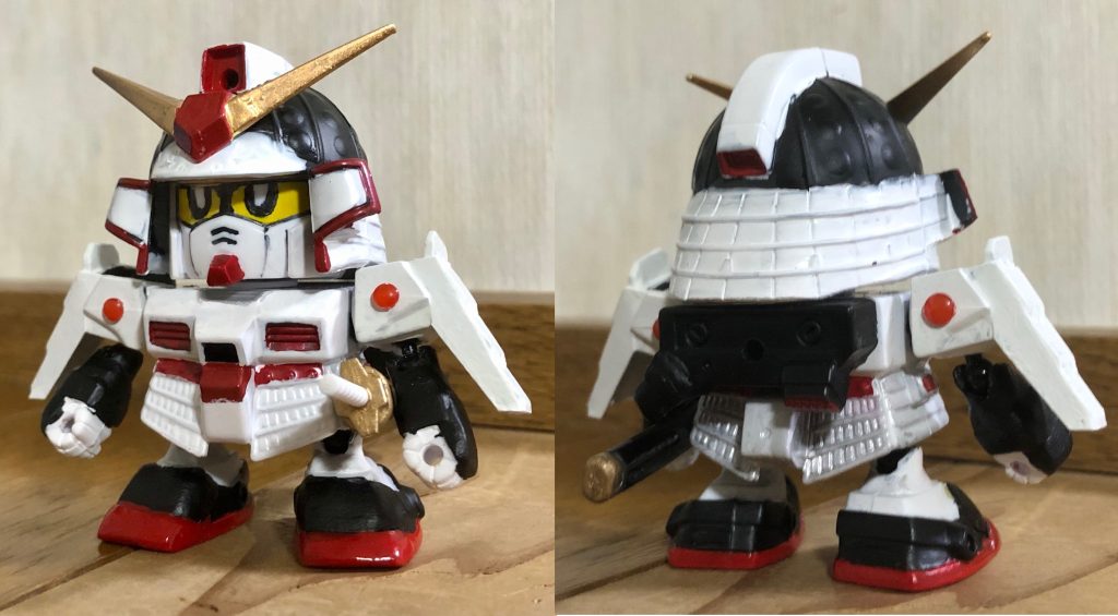 武者形態。肩鎧に飾りはHアイズを使用。