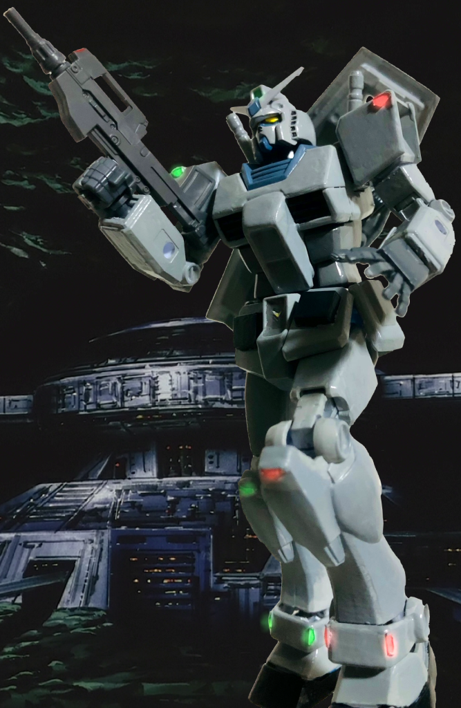 -RUNNING SHOT 0079-ジャブロー攻防戦でのワンシーン(BGMは哀・戦士ではなくRUNNING SHOTで)。マグネットコーティングのおかげで恭兵走りがキマるキマる!!