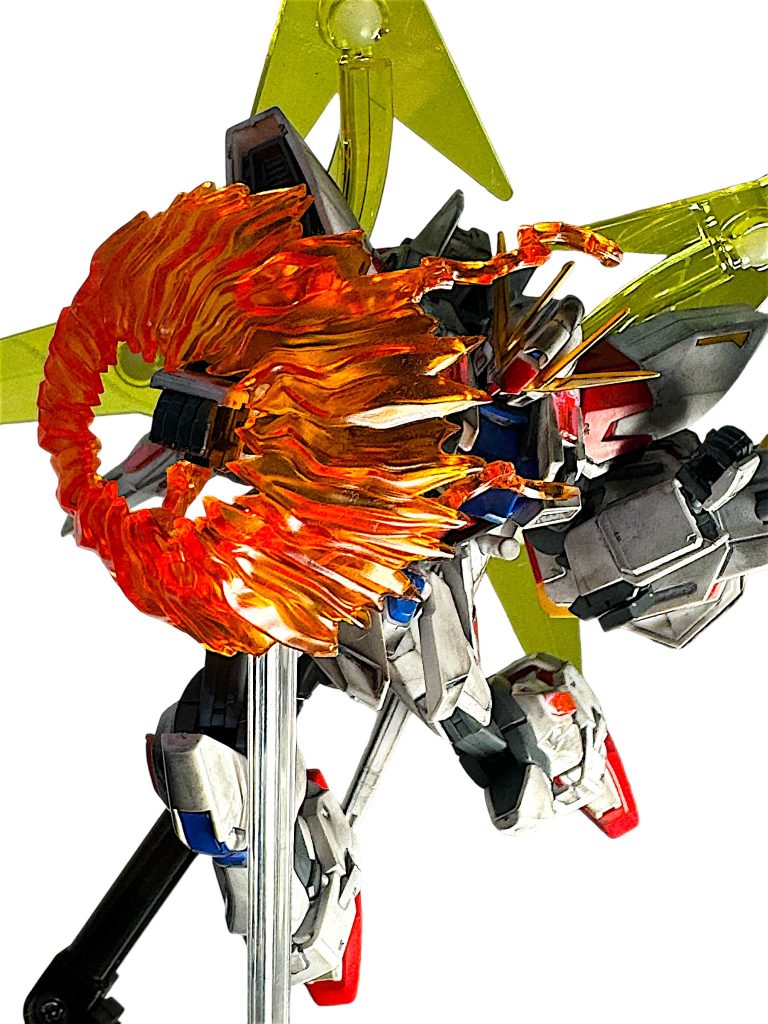 ビルドナックル！ エフェクトは、RGゴッドガンダムの拡張セットから拝借しています。 戦いの最後は拳で片をつける、アニメのセイとレイジの熱さは爆熱級でした^_^