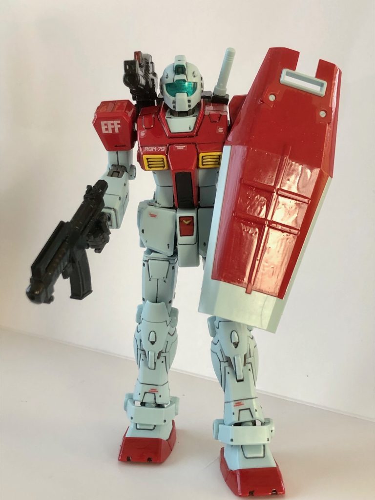 元々ORIGINのキットなので、武器はそのまま装備できます。