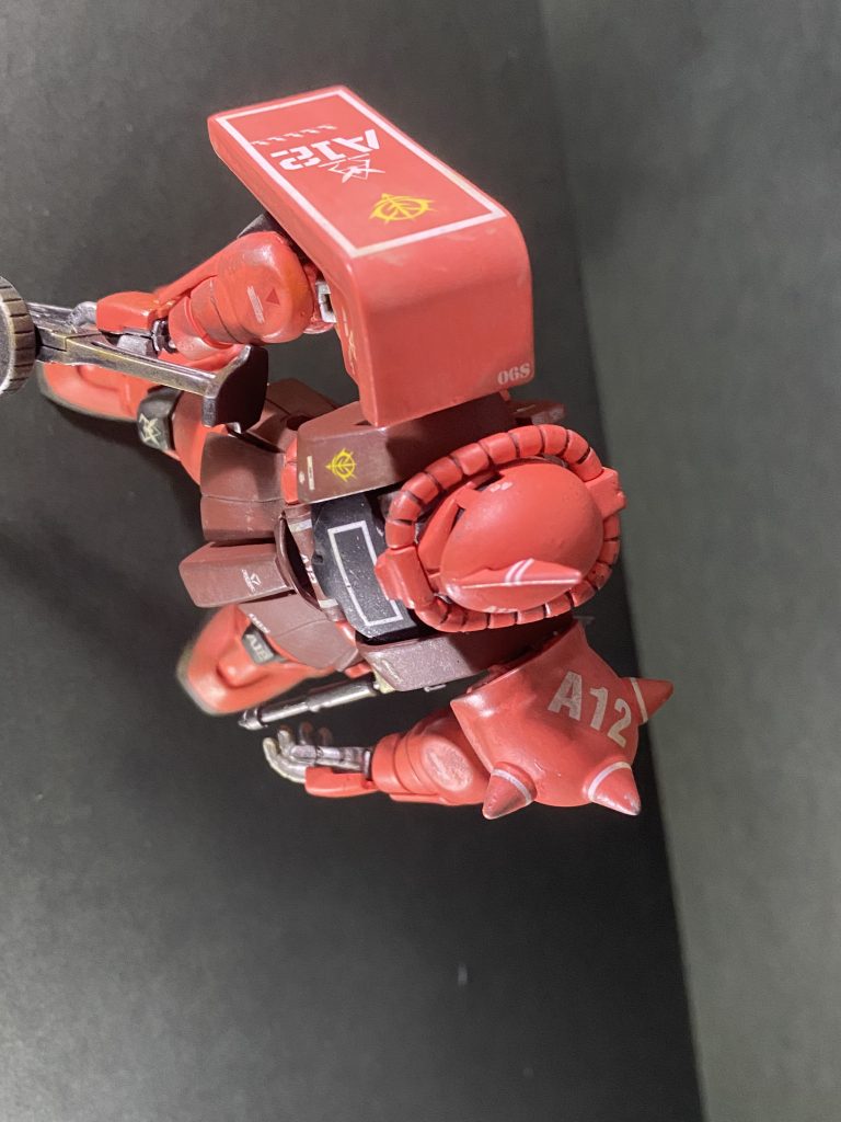 お気に入りアングルデカールが密集している上半身は特にお気に入りです。