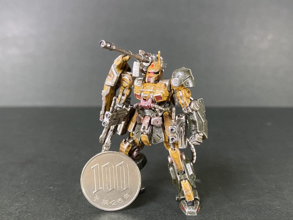 YouTubeでアーティファクトの塗装動画を観て「これなら俺でもいけるんじゃね?」と軽い気持ちで挑戦してみましたが、見事返り討ちに遭いました。ただし製作自体はすごく楽しかったですし、失敗から学んだ部分も多かったのでやって良かったと思います。箱買いした為、あと9回挑戦できますので、これからもちょこちょこ作っていこうと思います。ご覧いただきまして、ありがとうございました‼️