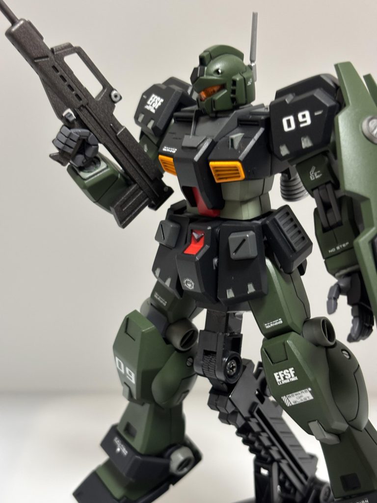 HGUCジムクゥエル全塗装–2枚目/制作者：kose