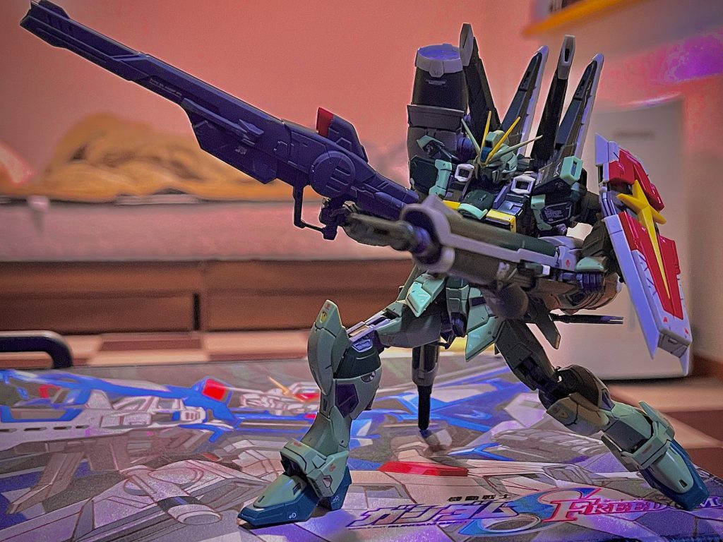 ブラストはゴテゴテしてる方がカッコよさそうだったので、こんな持ち方せんやろ！っていうのはスルーして武装全部盛りにしてみましたw