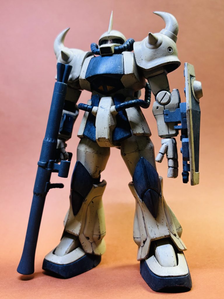 HG 旧　グフ　デザートカラー