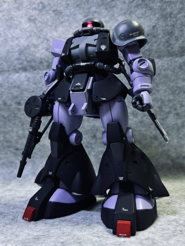 アイナザクはプレバンのHG発売のずっと前に〜設定画を見ながら、せっせと工作🛠️したものです。