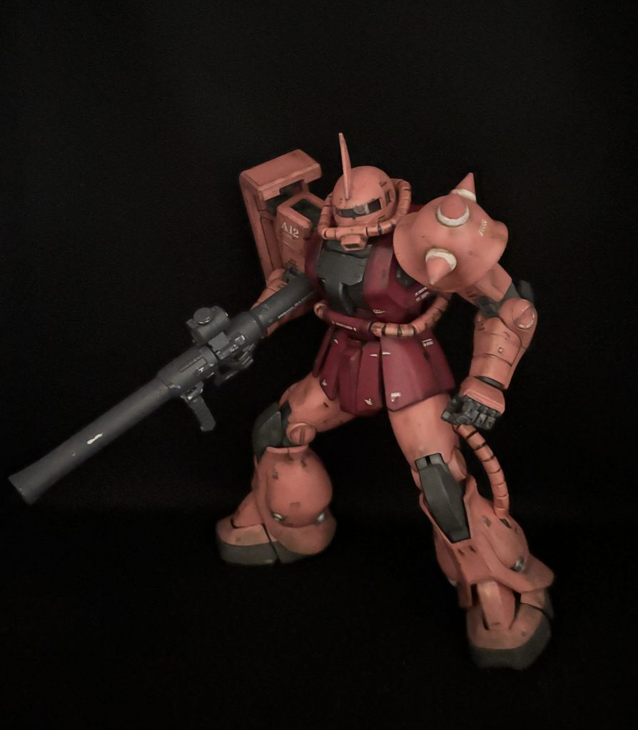 MGシャア専用ザク–3枚目/制作者：マサキ軍曹