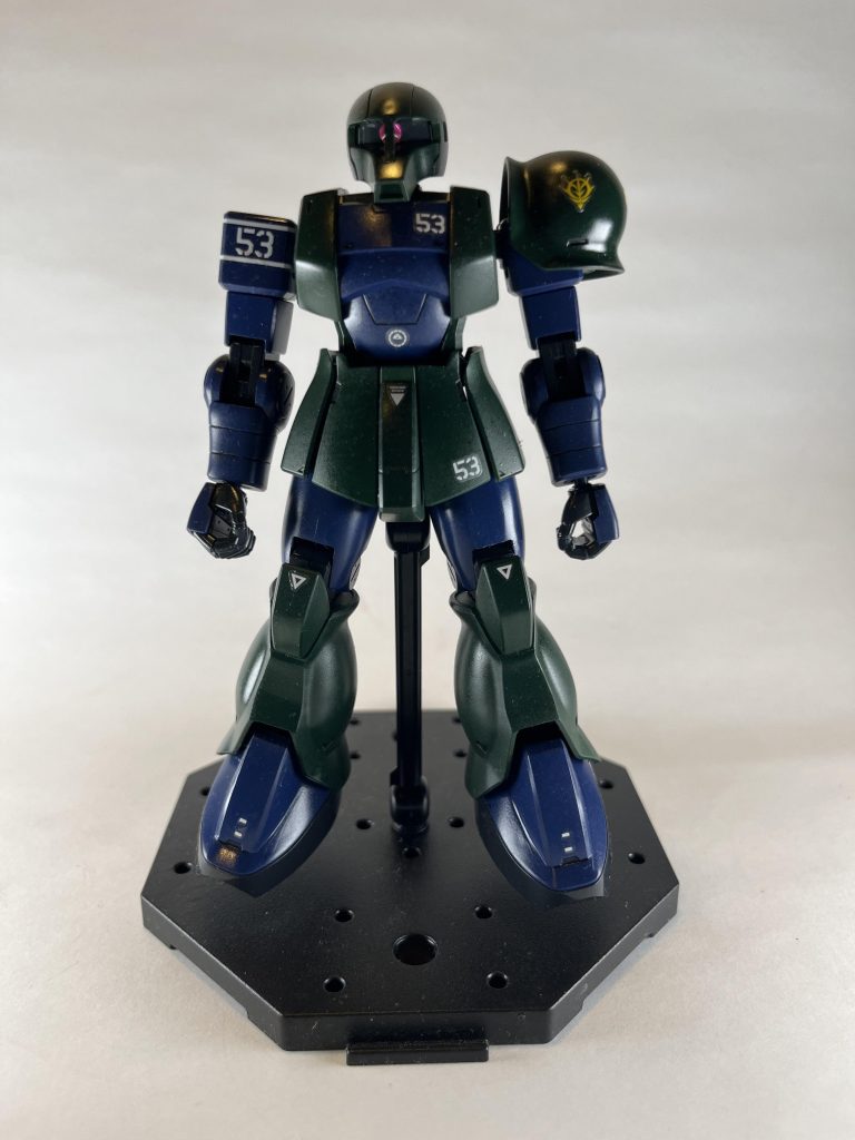 リアルタイプ ザクのような色合いをイメージし実際その通りにはなったものの、もっと明るい色の方が良かったなという感想。