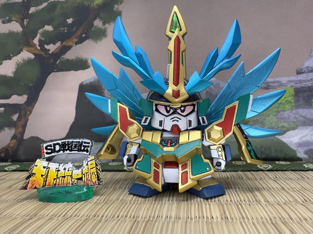 以上、新荒駆烈主でした。天下統一編はおそらく、自分が最初に出会った“ガンダム“シリーズで、自身の原点ともいえる作品です。子供の頃遊んだキットを改めて作ったわけですが、何というか、ものすごく幸せな時間でした。最後までご覧いただきありがとうございました(gundam-kao6)