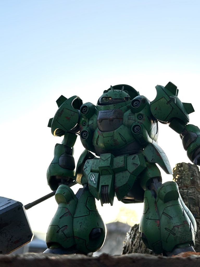 HG ガンダムグシオン ウェザリング塗装