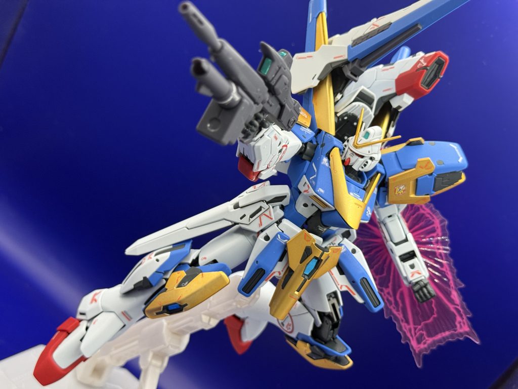 ビームナパームを装備してSEED撃ちポーズ