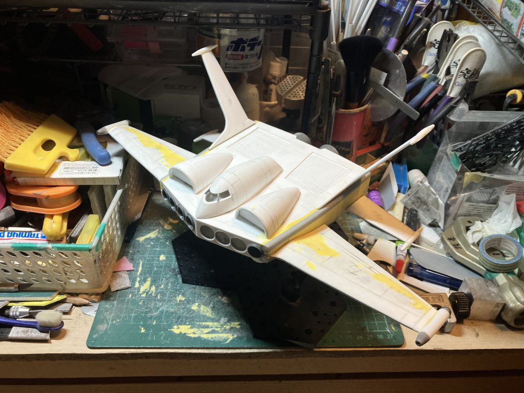 狭い作業スペースだからドダイが大きくて作るの結構大変でした💦