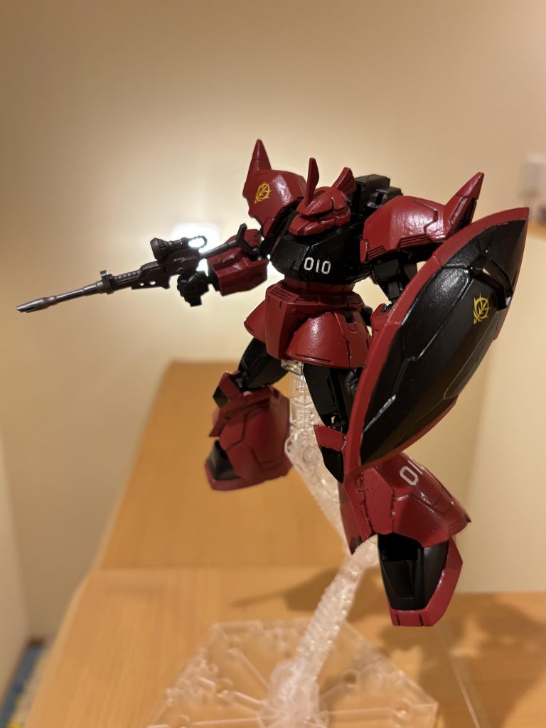 ライフルは旧Gフレームのゲルググからもらってきました。