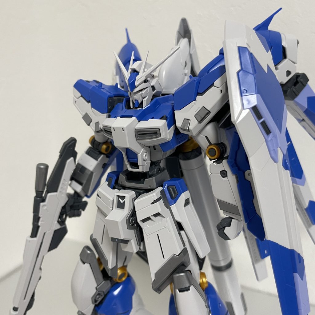 RG HI-νガンダム【素組】–3枚目/制作者：たつGUN
