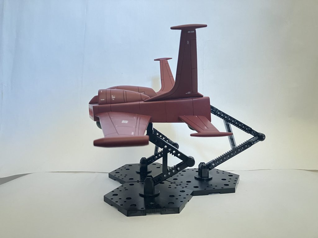 真横胴体が台形になっている事により、水平に見える寸法出しが大変でした💦