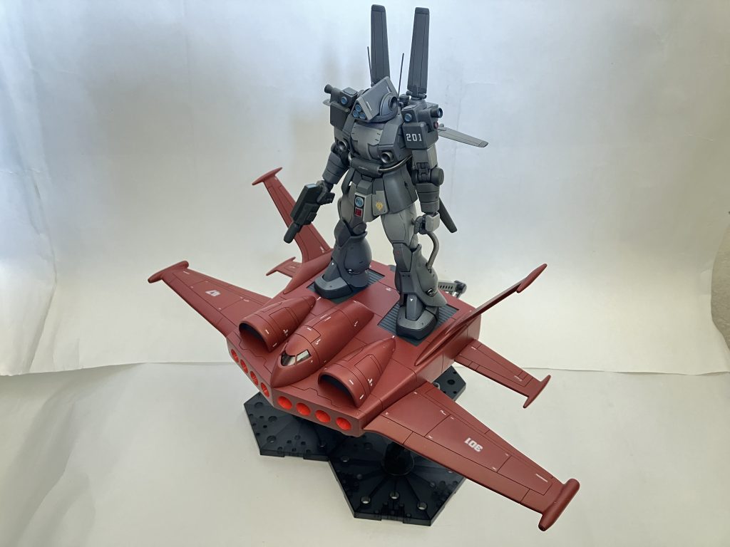 ザク強行偵察型を乗せたなら、コイツも乗せなければと思いオマケでザクフリッパーも❤️