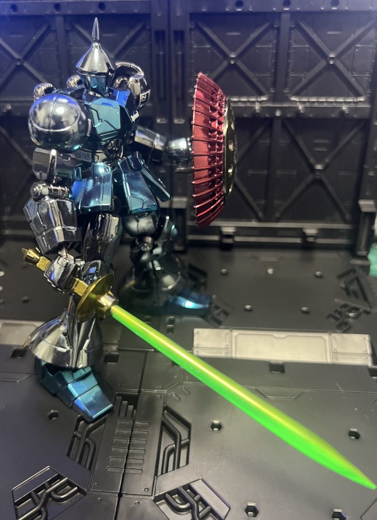 GフレームFAギャン(メッキ塗装)–3枚目/制作者：ガシャポン魂