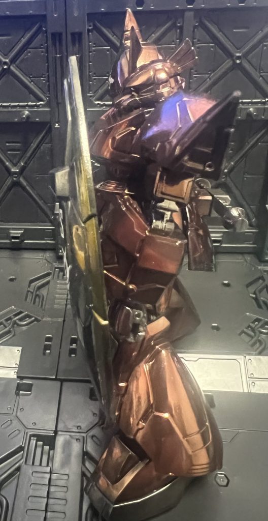 GフレームFA シャア専用ゲルググ(メッキグラデーション仕様)–5枚目/制作者：ガシャポン魂