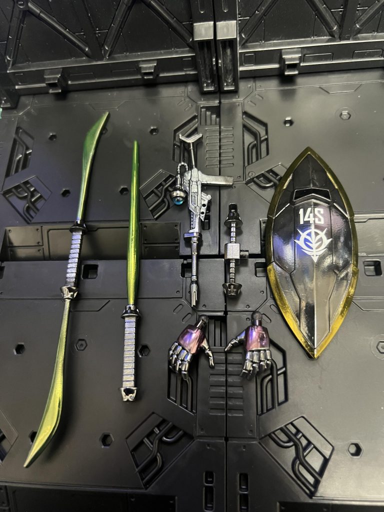 GフレームFA シャア専用ゲルググ(メッキグラデーション仕様)–7枚目/制作者：ガシャポン魂