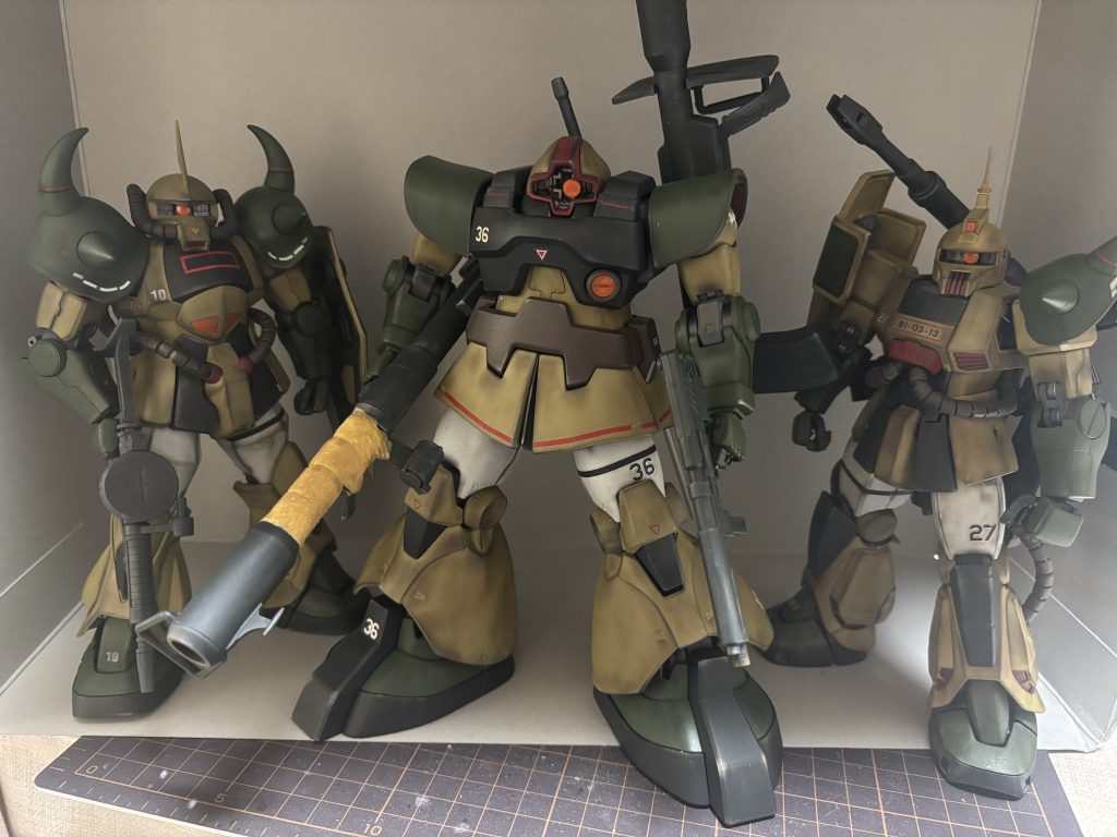 サンドストーム部隊!次はザクIIの予定。。