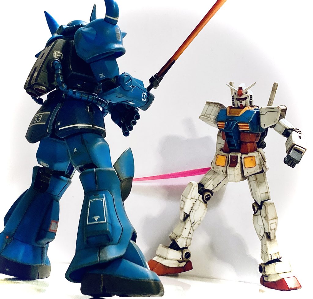 見事だな!しかし小僧、自分の力で勝ったのではないぞ!そのモビルスーツの性能のお陰だということを忘れるな!しかし、ランバラルの年齢設定35歳は笑