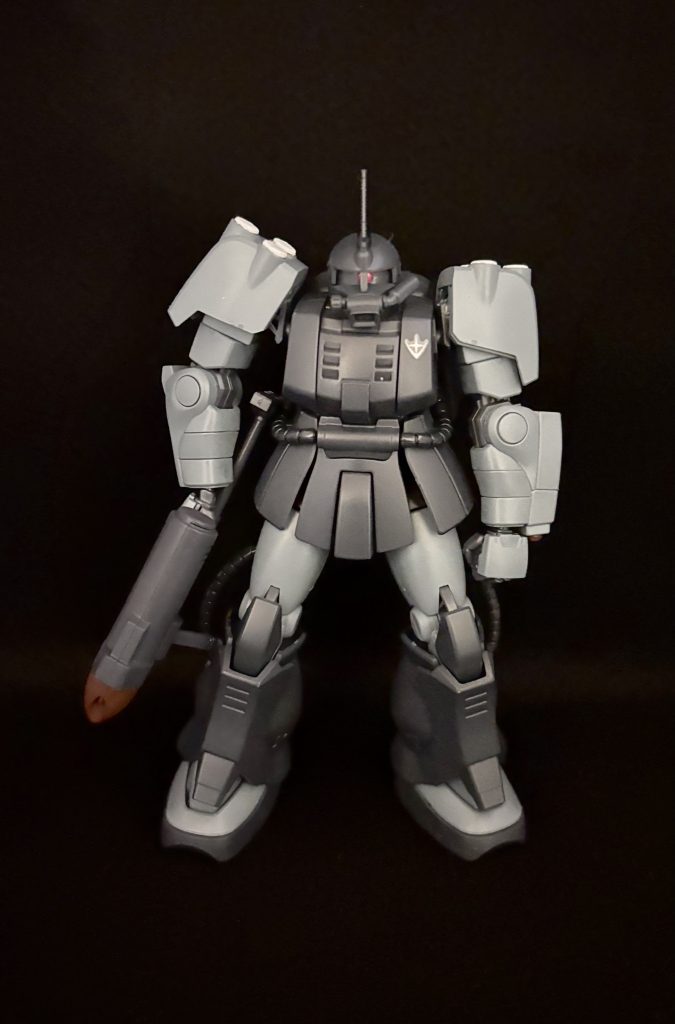 夜間の水中戦や隠密作戦をイメージして全体的に暗色での塗装です。