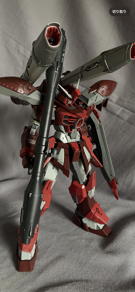 ヘビーガンダムカラーにしてみました。ソードカラミティと配色的には近いので、似合うだろうなとは思ってましたが、ことのほかしっくりハマってくれました🎵