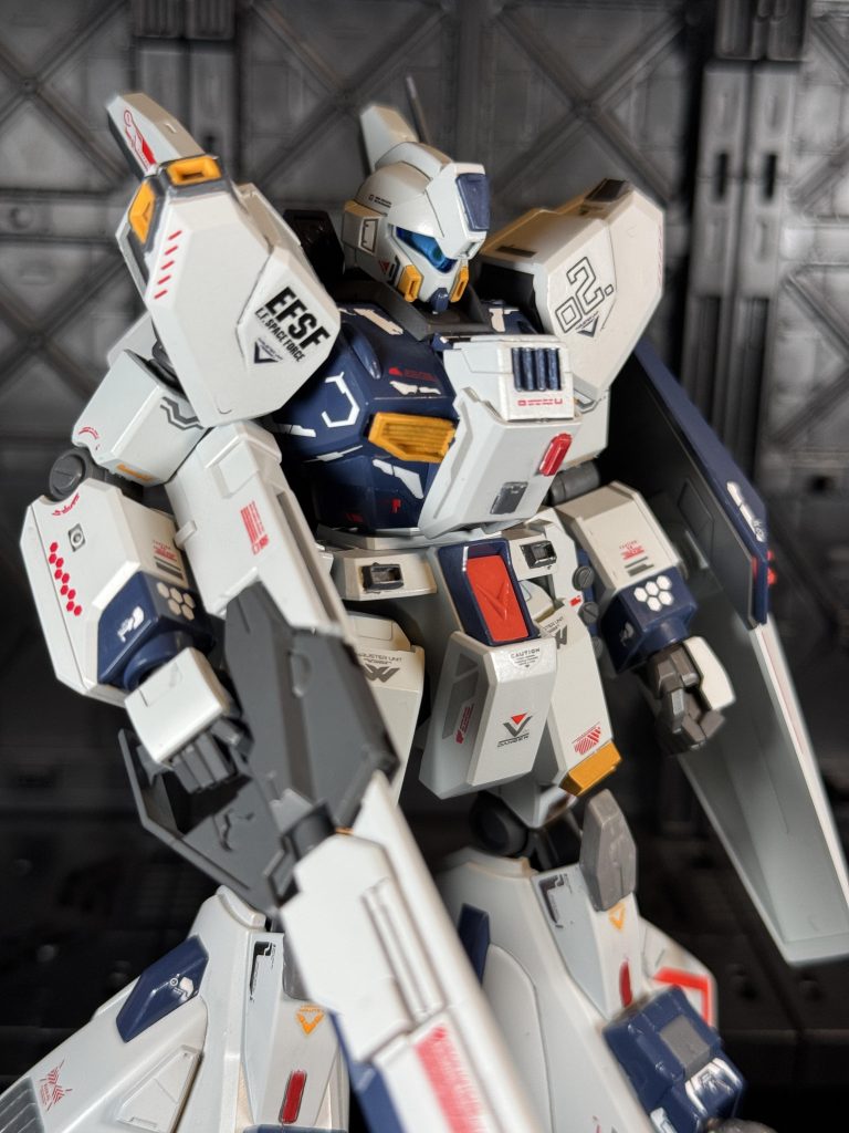 塗装レシピ外装白　G ニュートラルグレー1外装青　Gマーズディープブルーフレーム　Gフレームメタリック2部分塗装　シタデルカラー各色