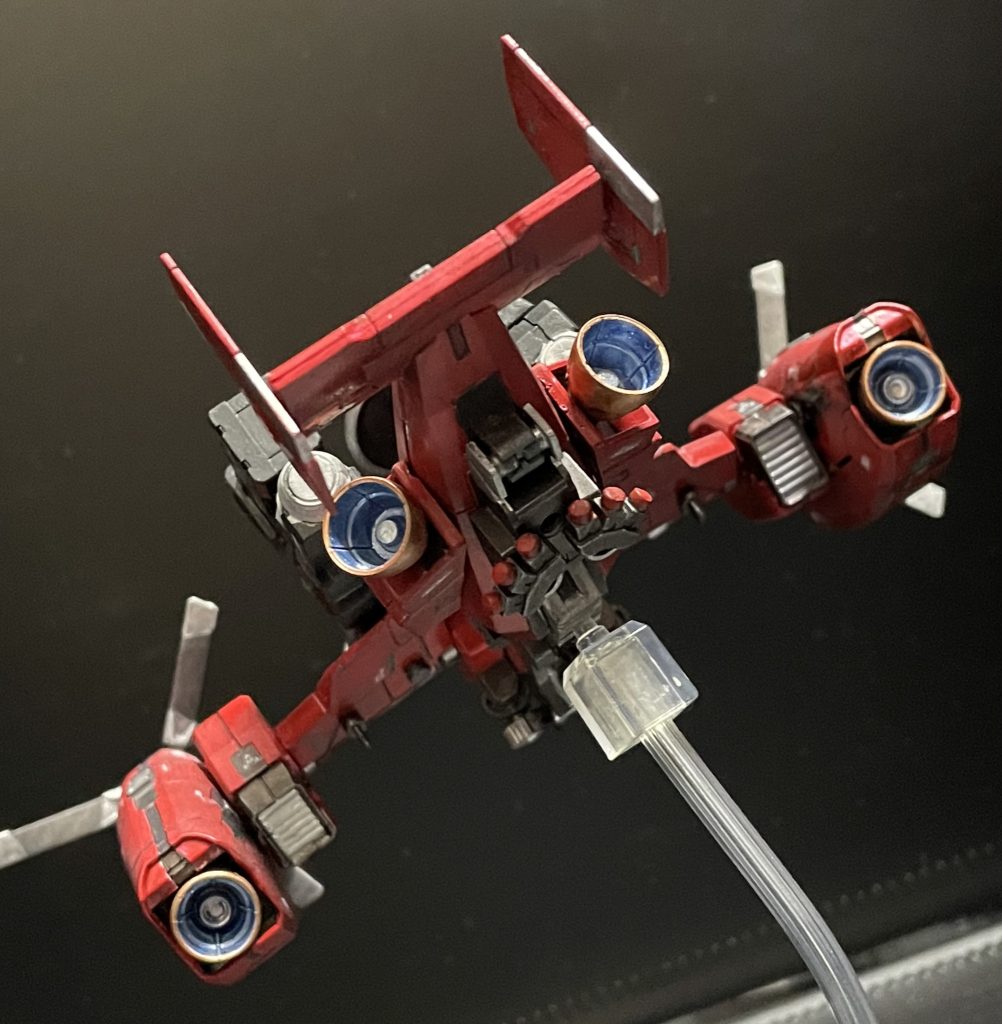 武装マシマシしたため、大型ブースターを4機追加