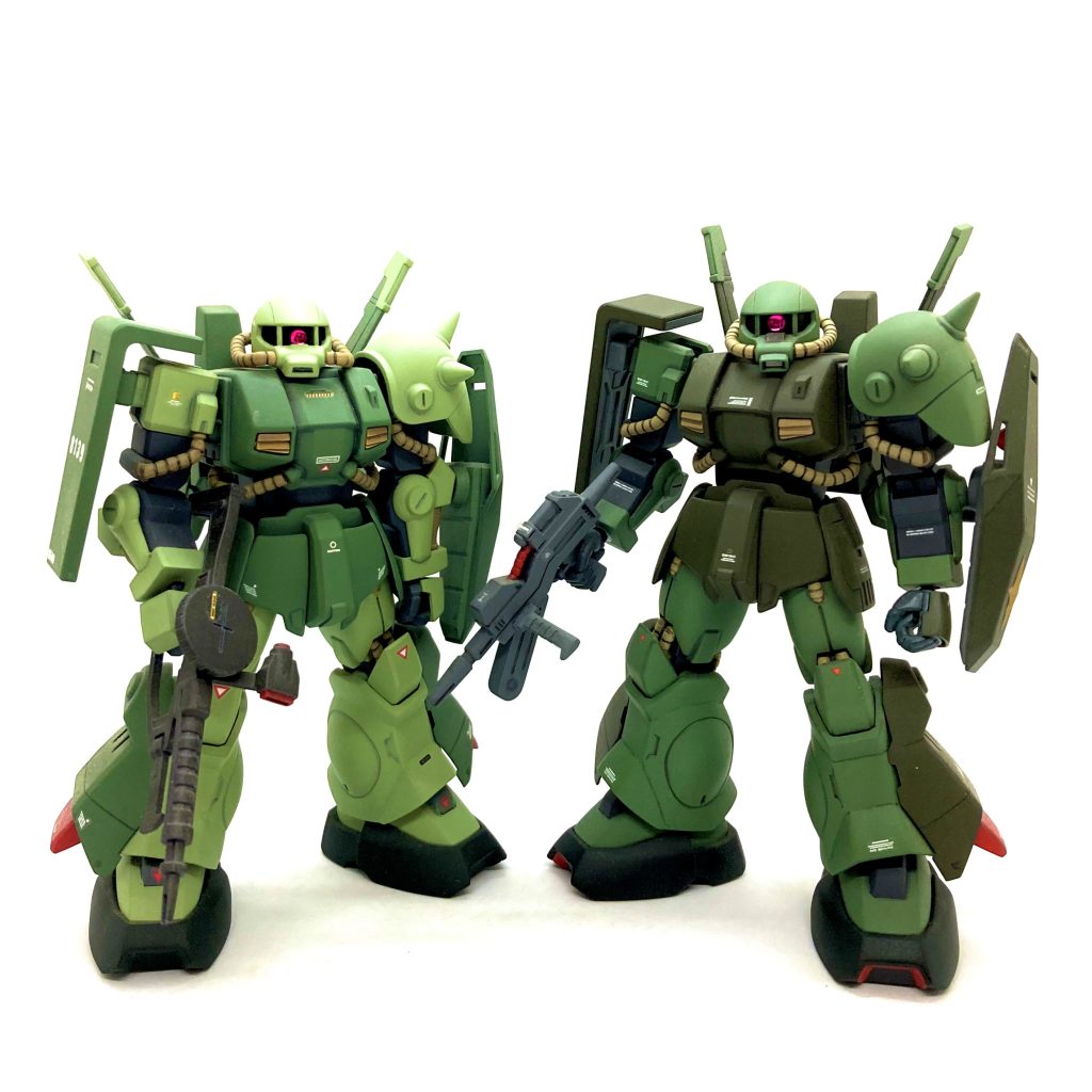 素組みとの比較。“らしさ”で言えば断然 素組みのほうが上だと思うのです😌