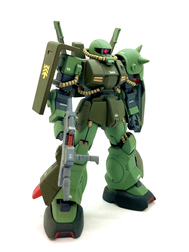 この当時はまだ、エアブラシすら持っていなかったので缶スプレーで塗っていました。のっぺりしてますね〜😅