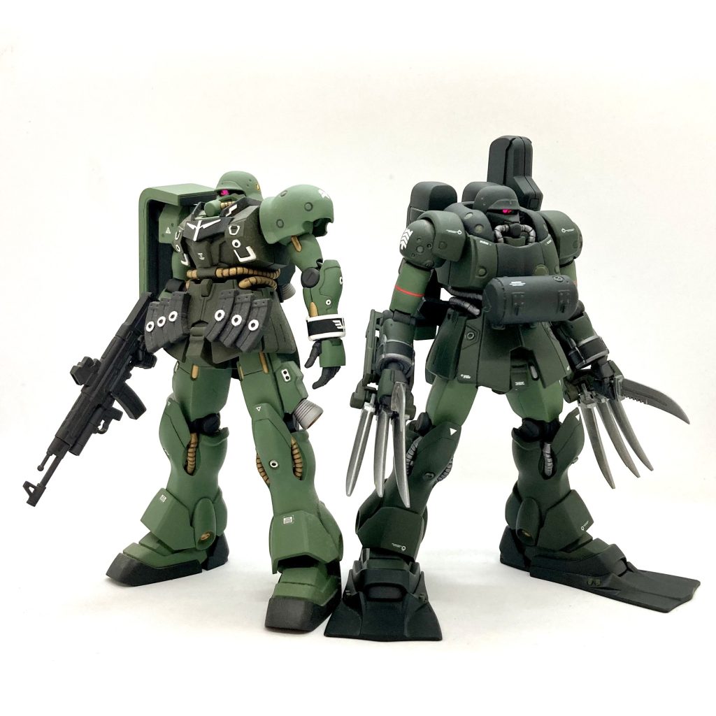 ギラさんとゼさんのツーショット。微妙なプロポーションの違い、おわかりいただけるでしょうか😅?