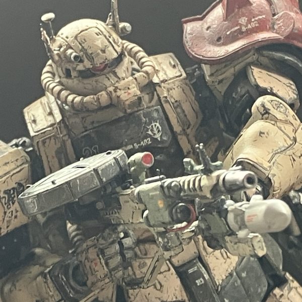 復讐のレクイエム　MS-06ザクF型　ソラリ大尉機