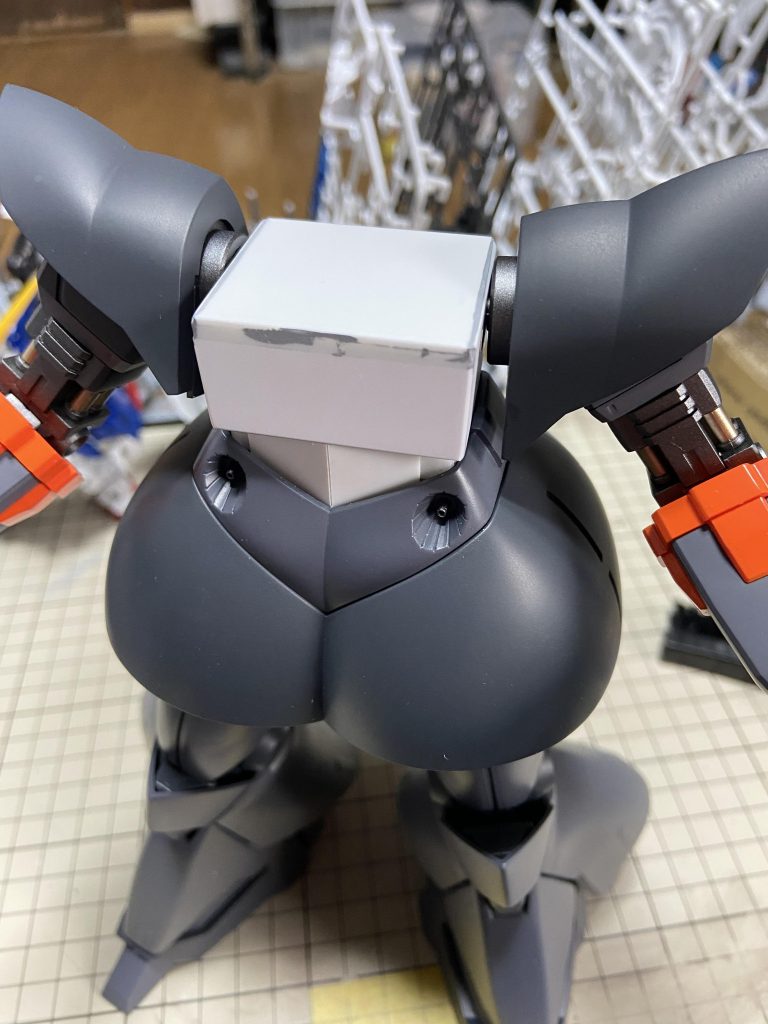 腕をつけるために箱をフルスクラッチ