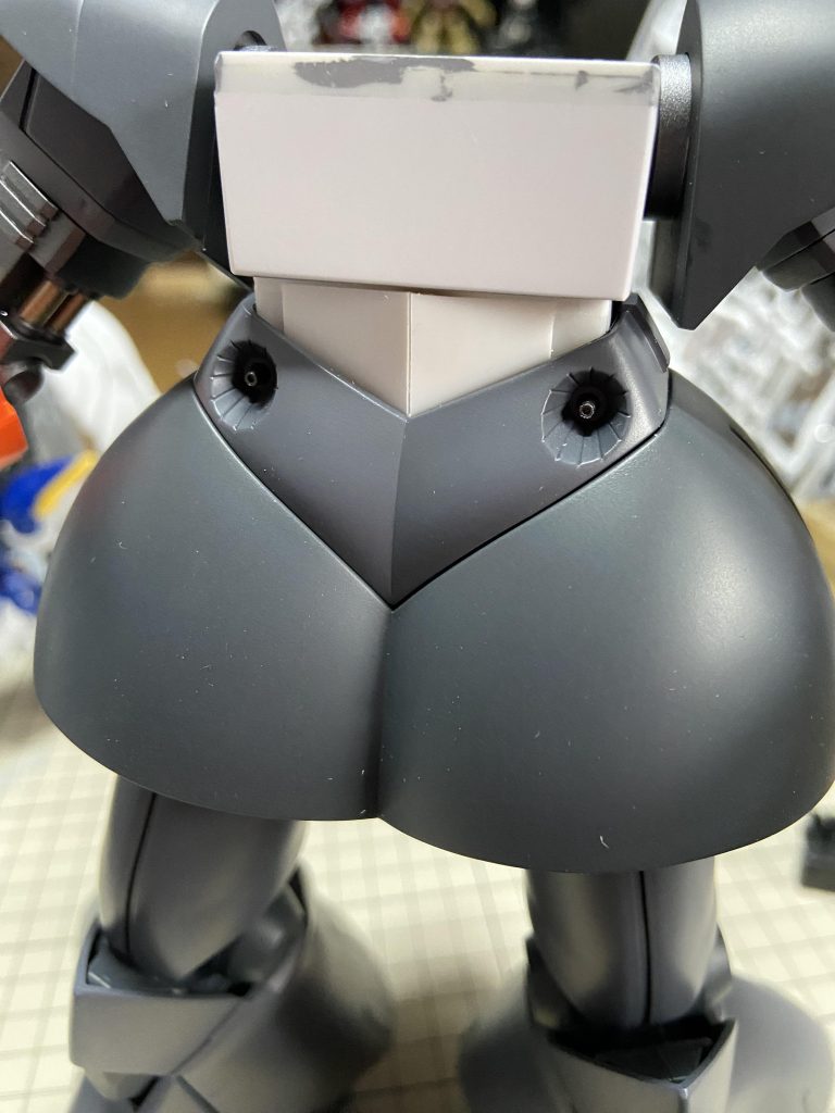 この箱作るのに時間かかったな〜、プラ板とプラ棒の塊なので実質ここが1番強度が高い！