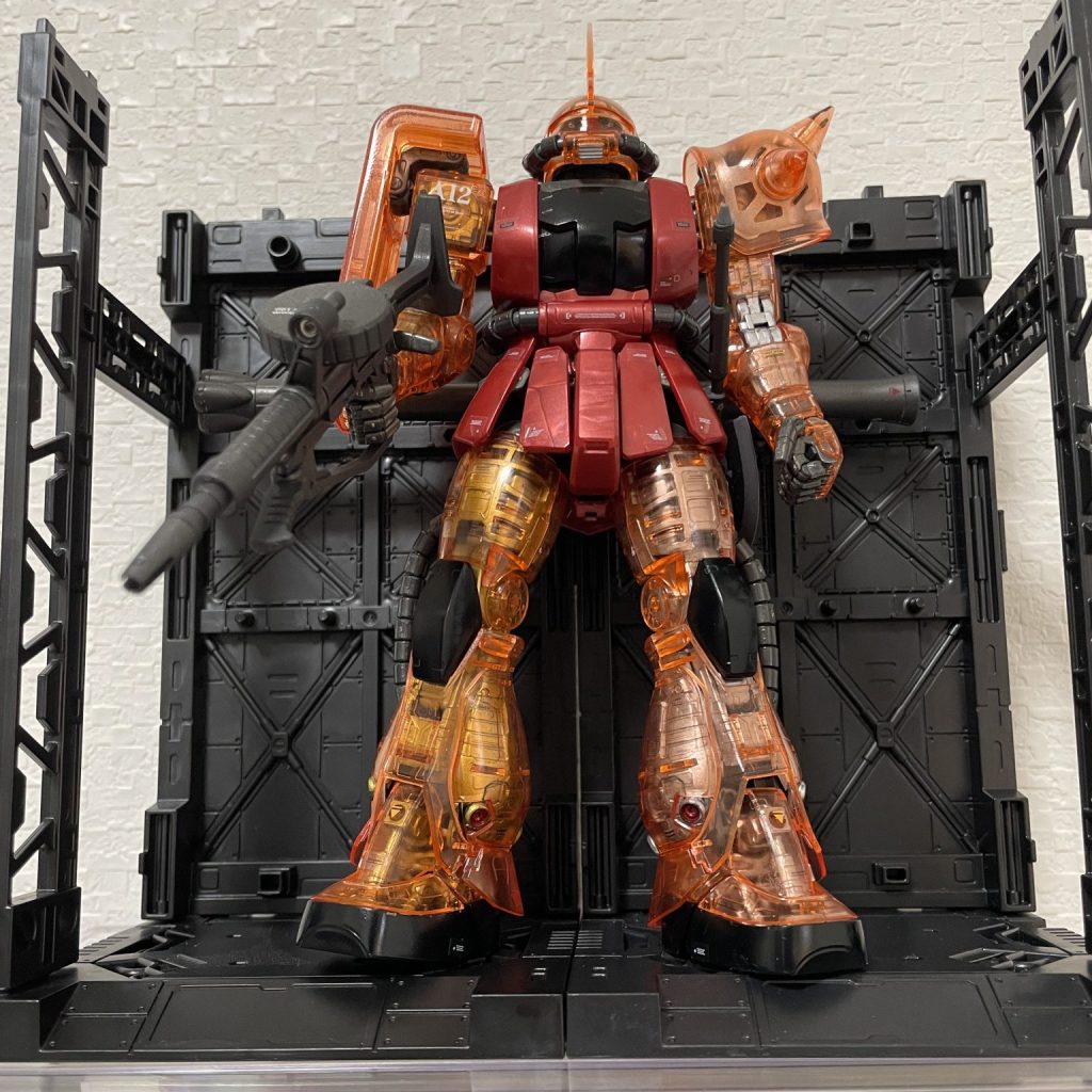 MG シャア専用ザクⅡ Ver.2.0 ソリッドクリア｜ナギーさんのガンプラ