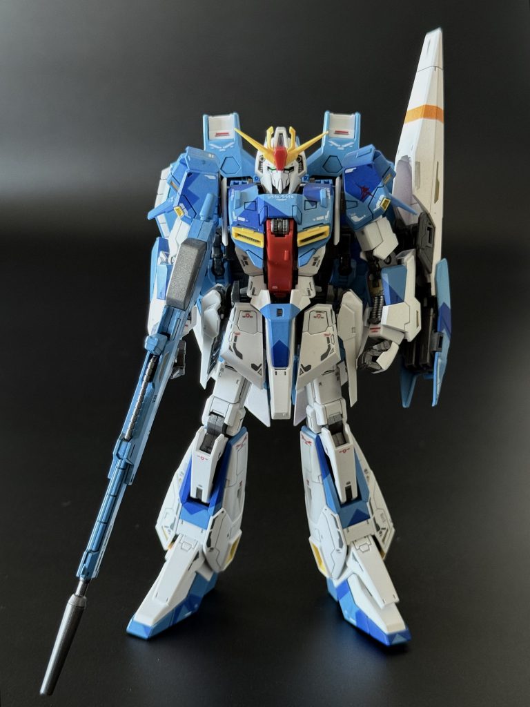 スプリッター迷彩は初挑戦でしたが、プレバンキットの画像を何度も見ながら頑張りましたw