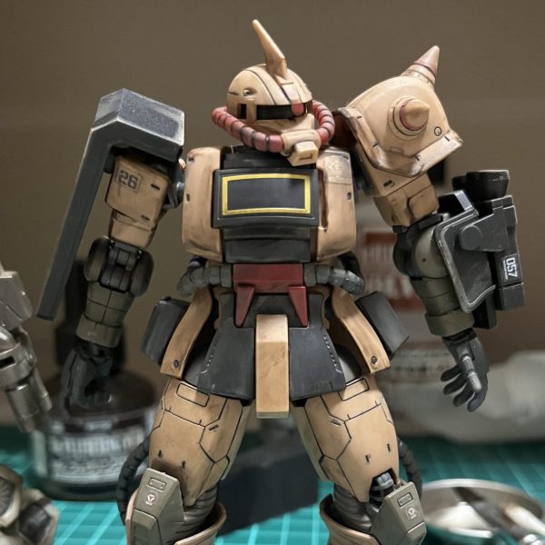 旧キット＋HGUC】ディザート・ザク｜ぱんきちさんのガンプラ作品｜GUNSTA（ガンスタ）