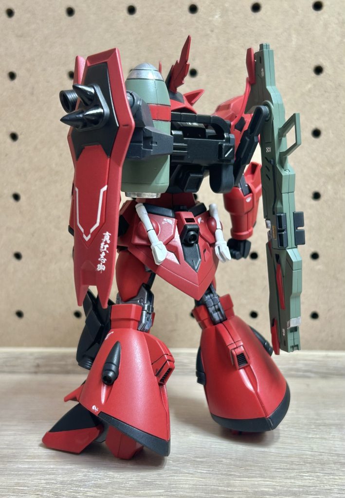 タンクを守れるように盾を装備出来るアタッチメントをルブリスソーンの肩パーツを使い自作しました‼️盾のでカール結構気に入ってます🍀*゜