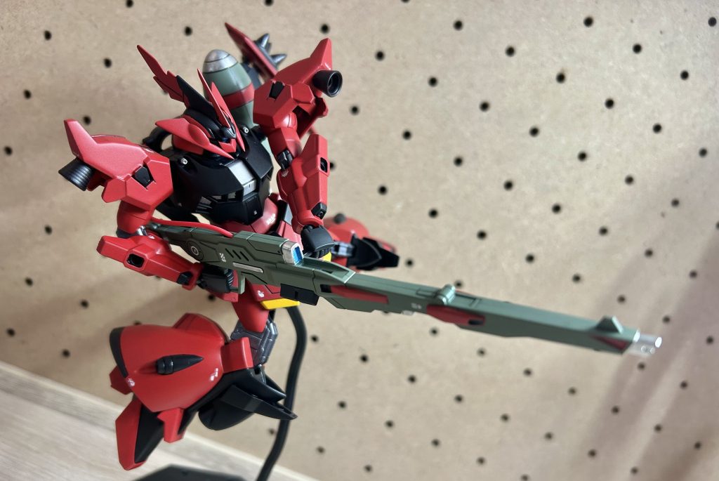 別角度からの射撃ポーズです