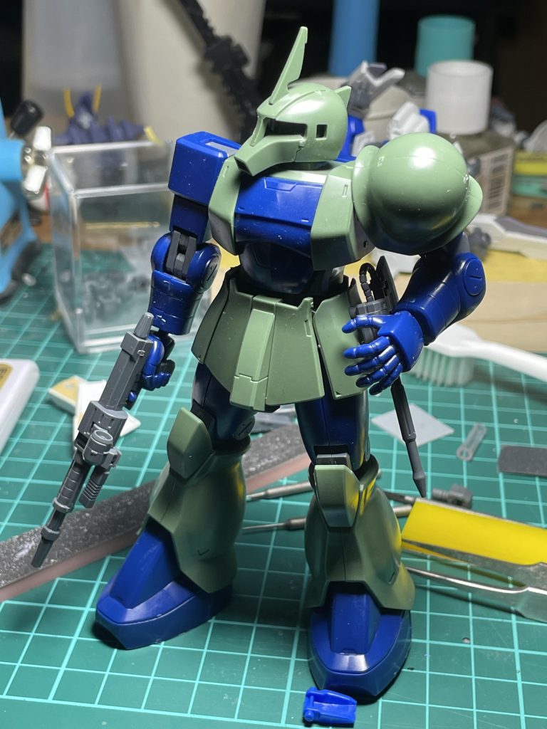 HGUC 旧ザク　素組み–2枚目/制作者：鳩🕊