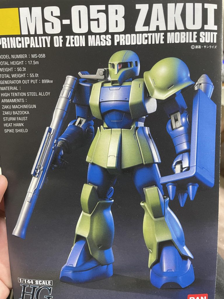 HGUC 旧ザク　素組み–4枚目/制作者：鳩🕊