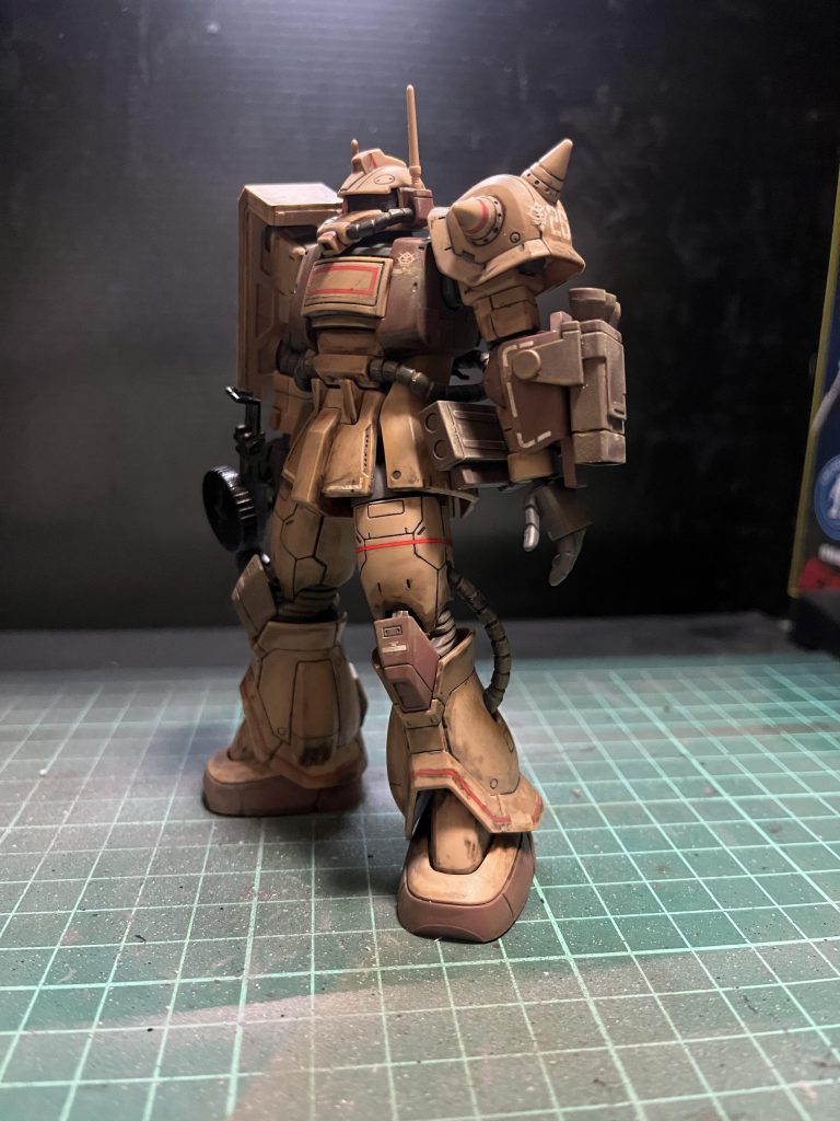 デザートザク(ダブルアンテナ)–2枚目/制作者：オメガマン