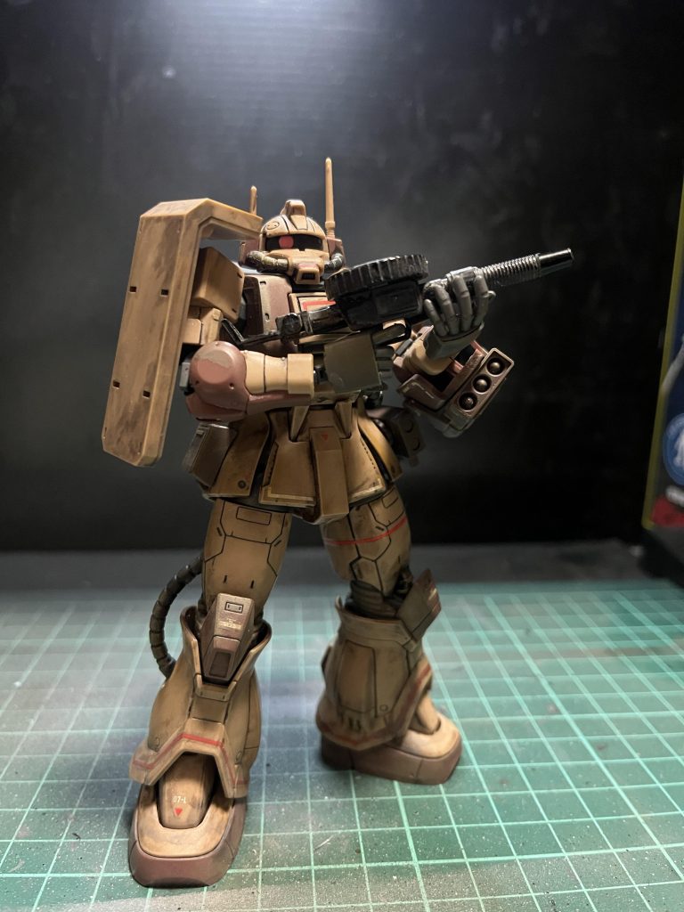 デザートザク(ダブルアンテナ)–3枚目/制作者：オメガマン