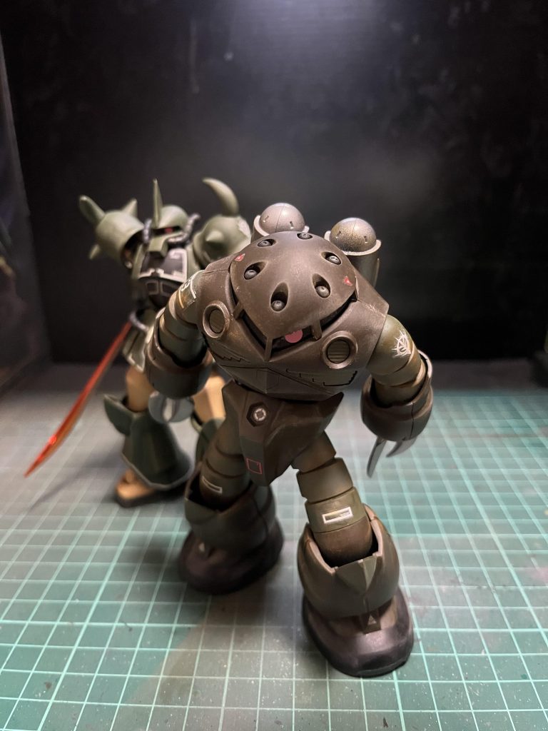 リアルタイプカラーのグフと色を合わせたくて作ったのでなんだかんだ気に入ってます