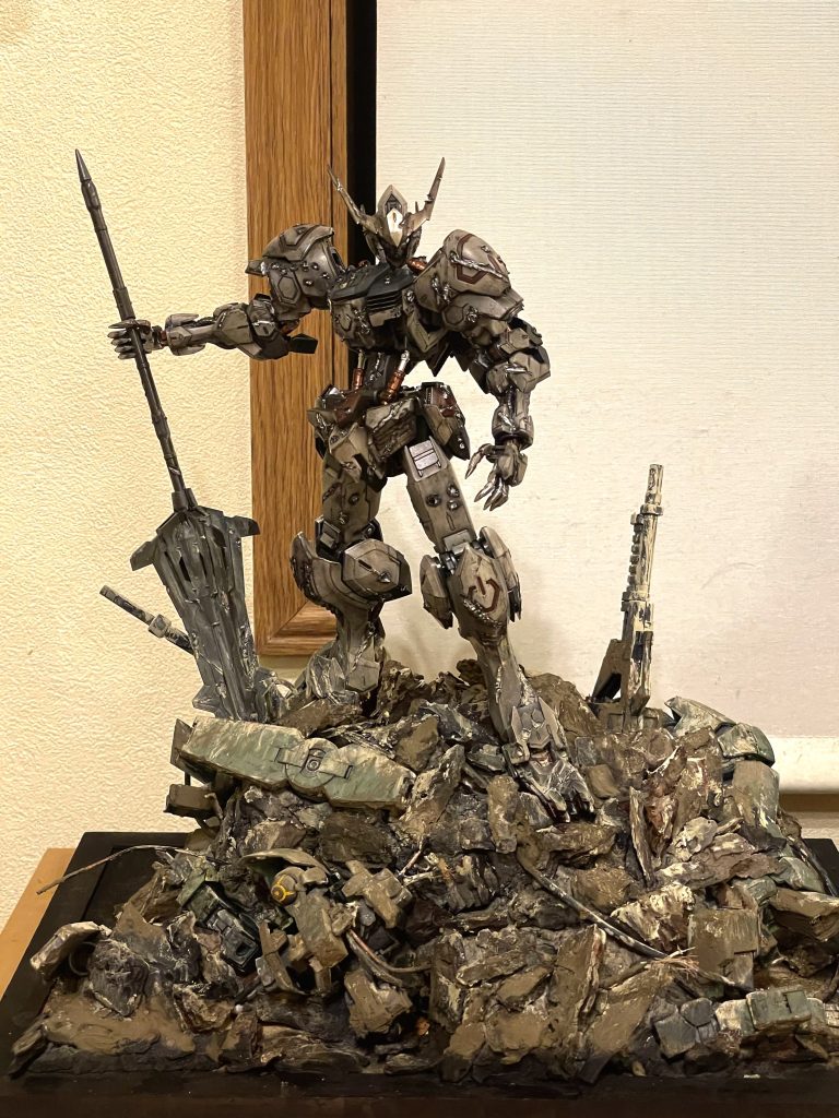 MG バルバトス ジオラマ–3枚目/制作者：@GawwwDeadONIKU